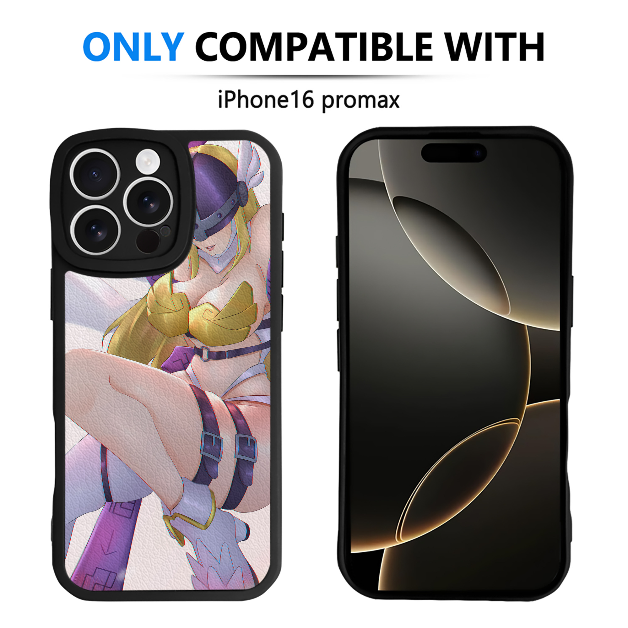 （画像用） Digimon デジタルモンスター/デジモン 【iPhone 16シリーズ対応】シリコンスマホケース（レザー調） 材質：シリコン